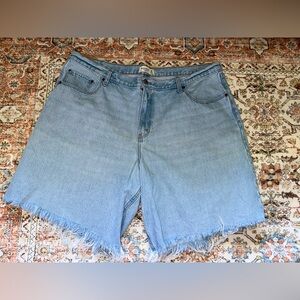 Abercrombie & Fitch Light Blue Denim Shorts